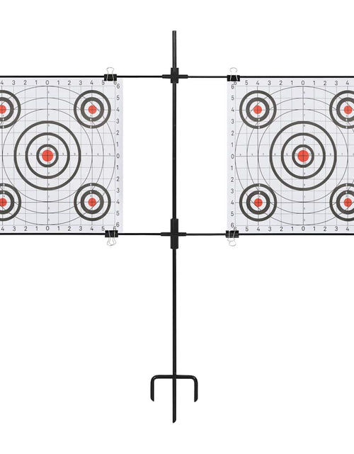 Încărcați imaginea în vizualizatorul Galerie, Suport pentru ținte de hârtie cu foi de tragere 78x76 cm, oțel
