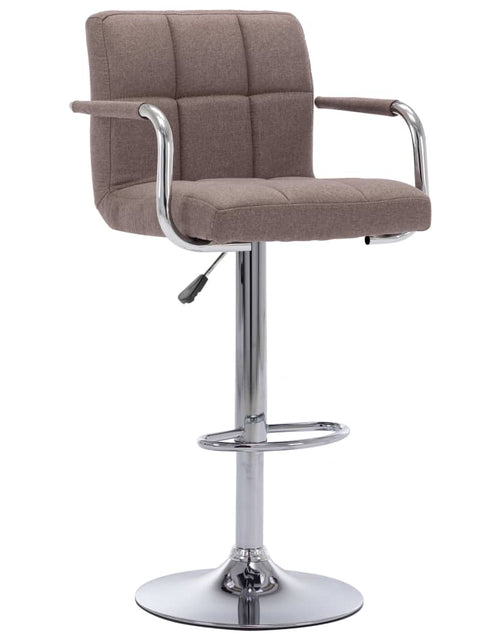 Загрузите изображение в средство просмотра галереи, 283418 vidaXL Bar Stool Taupe Fabric
