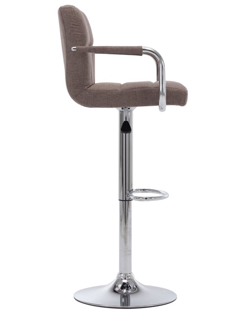 Загрузите изображение в средство просмотра галереи, 283418 vidaXL Bar Stool Taupe Fabric
