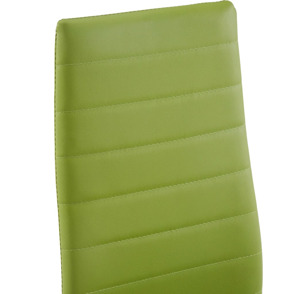 Set mobilier de bucătărie, 7 piese, verde