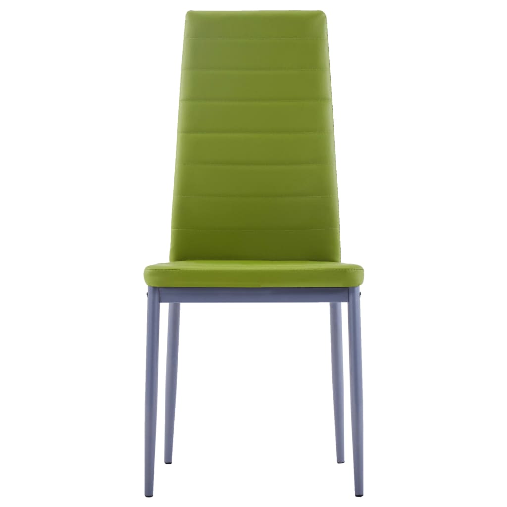 Set mobilier de bucătărie, 7 piese, verde