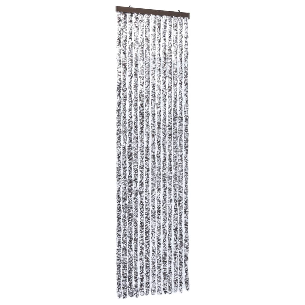 Perdea pentru insecte, maro și bej, 56x185 cm, Chenille