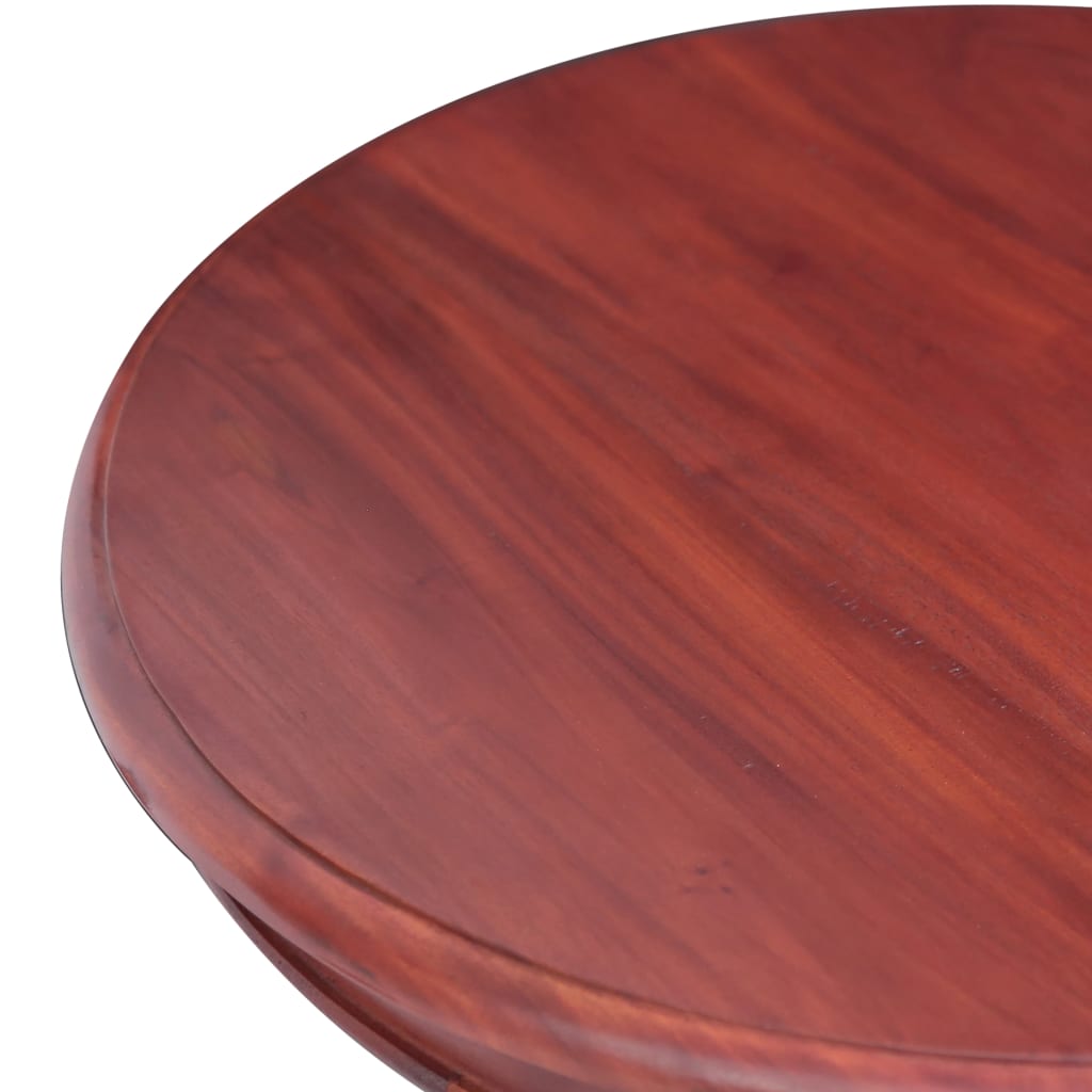 Masă laterală, maro, 50 x 50 x 65 cm, lemn masiv de mahon