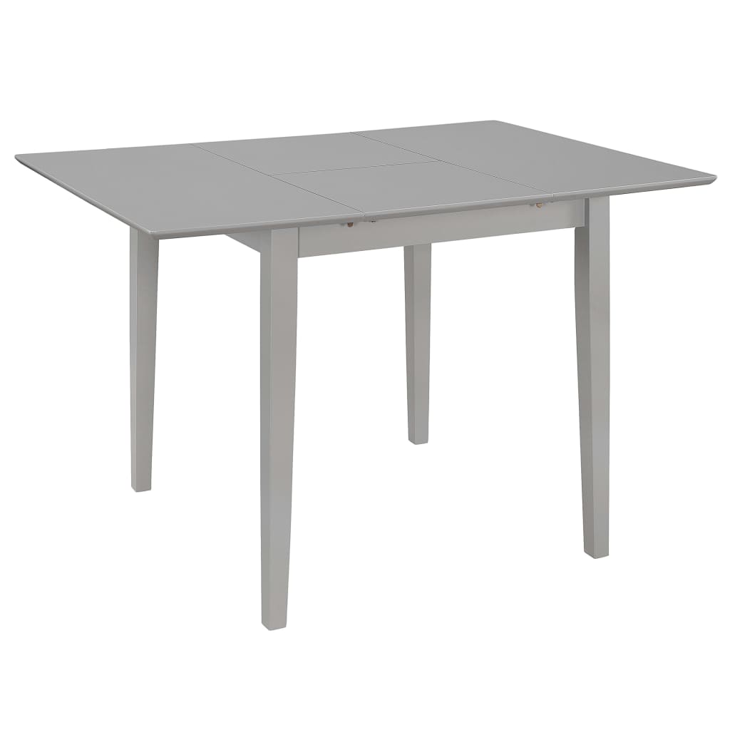 Set mobilier de bucătărie, 5 piese, gri, MDF