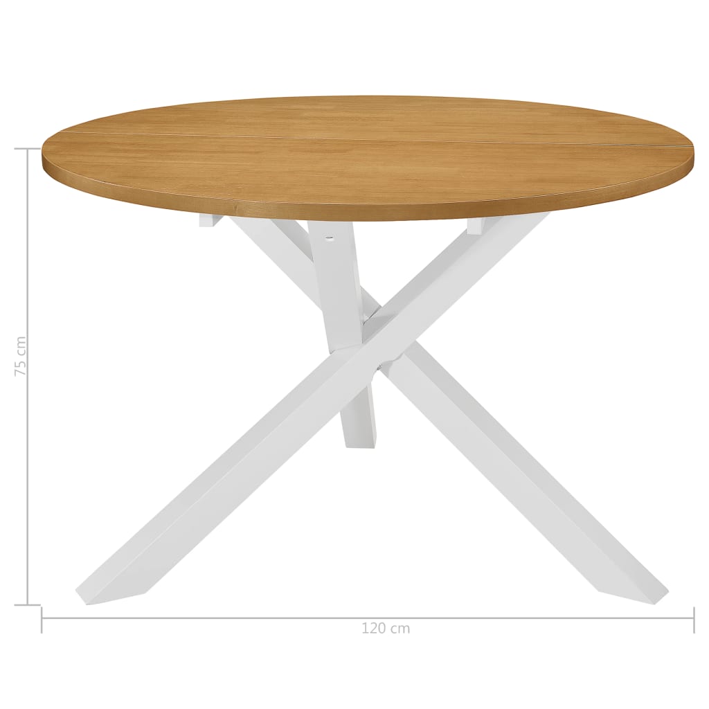 Set de mobilier de bucătărie, 5 piese, alb, MDF