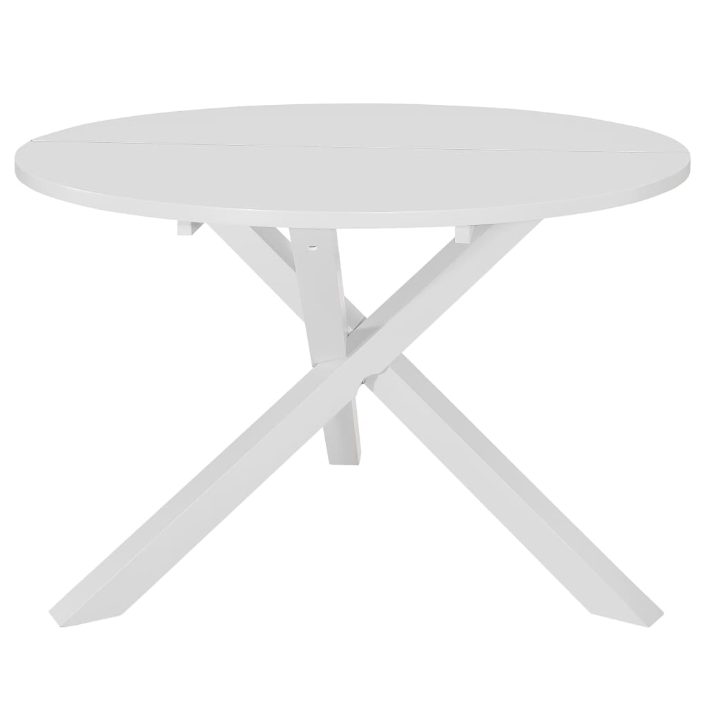 Set mobilier de bucătărie, 5 piese, alb, MDF