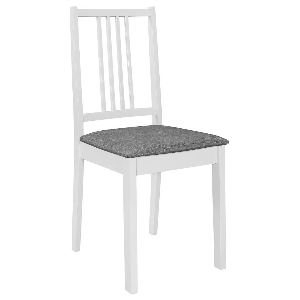 Set mobilier de bucătărie, 5 piese, alb, MDF