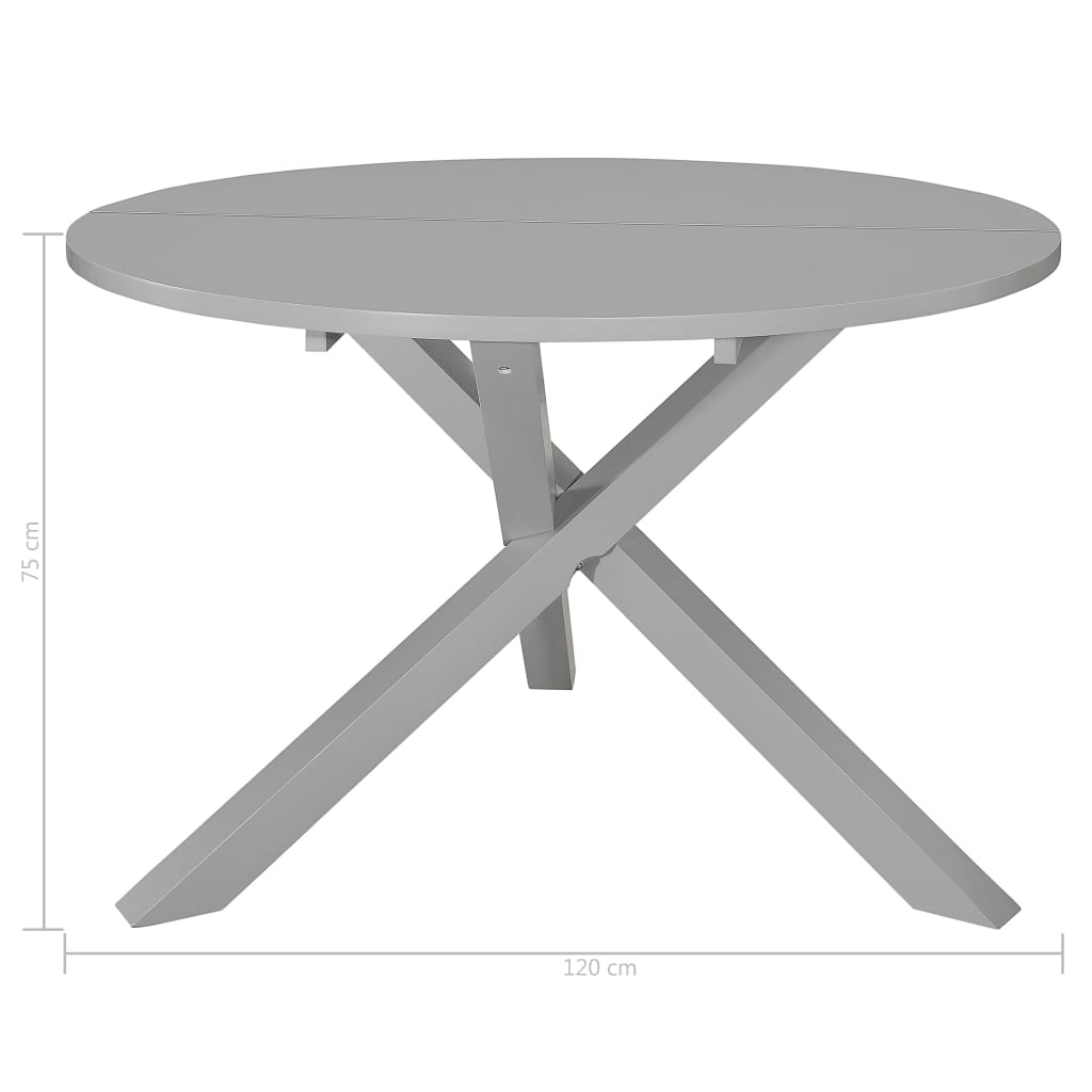 Set mobilier de bucătărie, 5 piese, gri, MDF