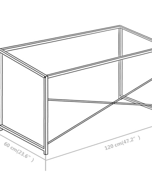 Загрузите изображение в средство просмотра галереи, Birou de calculator, alb și stejar, 120 x 60 x 70 cm
