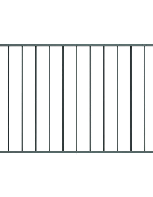 Загрузите изображение в средство просмотра галереи, Panou de gard, antracit, 1,7x0,75 m, oțel vopsit electrostatic
