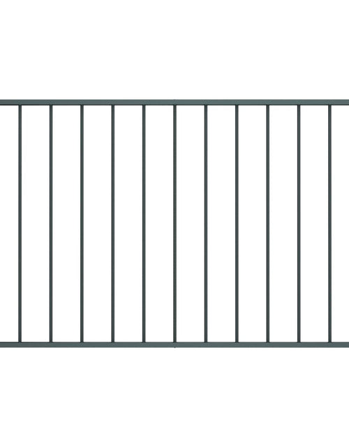 Загрузите изображение в средство просмотра галереи, Panou de gard, antracit, 1,7x1,25 m, oțel vopsit electrostatic
