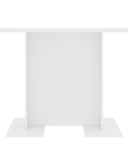 Încărcați imaginea în vizualizatorul Galerie, Masă de bucătărie, alb, 110x60x75 cm, PAL
