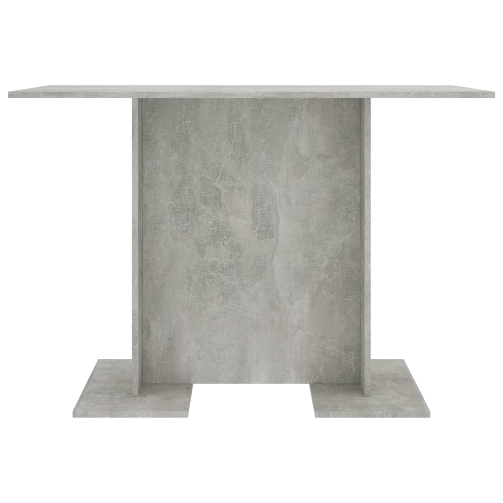 Masă de bucătărie, gri beton, 110x60x75 cm, PAL