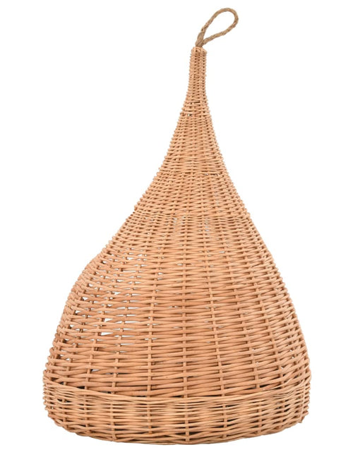 Încărcați imaginea în vizualizatorul Galerie, Casă pentru pisici cu pernă, 40x60 cm, salcie naturală, teepee
