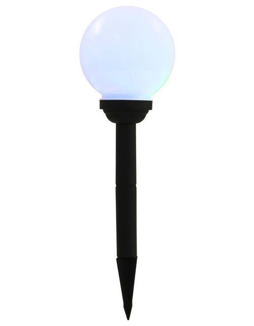 Încărcați imaginea în vizualizatorul Galerie, Lămpi solare de exterior cu LED, 8 buc., 15 cm, RGB, sferic
