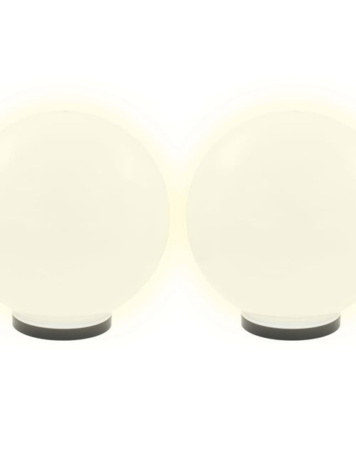 Încărcați imaginea în vizualizatorul Galerie, Lămpi glob cu LED, 4 buc., 40 cm, PMMA, sferic
