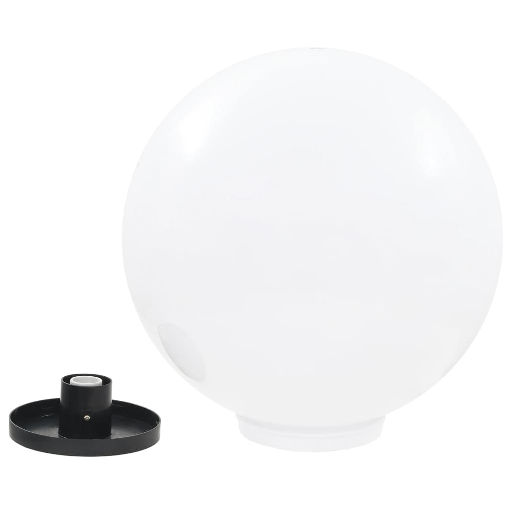 Lămpi glob cu LED, 2 buc., 50 cm, PMMA, sferic