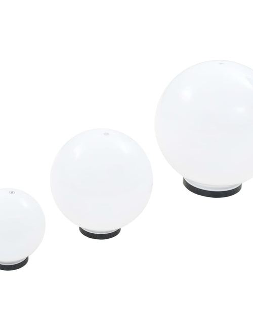 Încărcați imaginea în vizualizatorul Galerie, Set lămpi glob cu LED, 6 buc., 20/30/40 cm, PMMA, sferic
