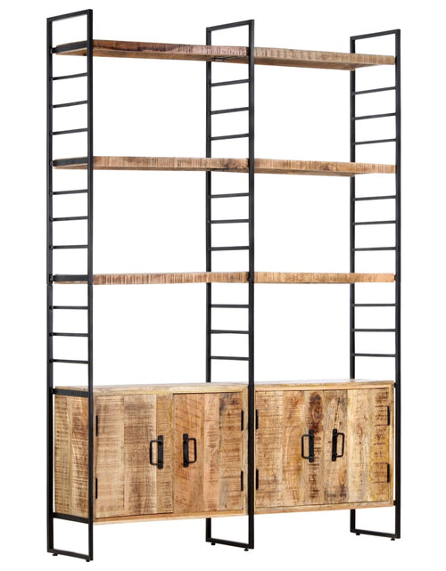 Încărcați imaginea în vizualizatorul Galerie, Bibliotecă cu 4 rafturi, 124x30x180 cm, lemn de mango nefinisat - Lando
