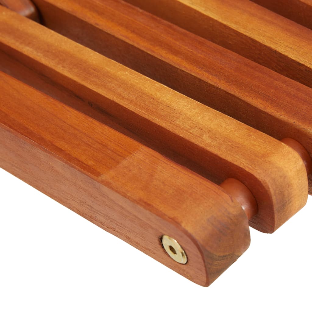 Șezlonguri de exterior pliabile, 2 buc., lemn masiv de acacia