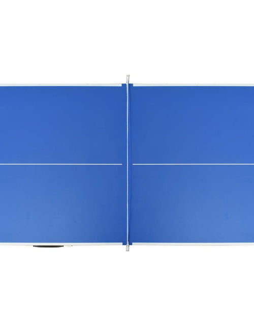 Încărcați imaginea în vizualizatorul Galerie, Masă de ping pong cu fileu, albastru, 152 x 76 x 66 cm
