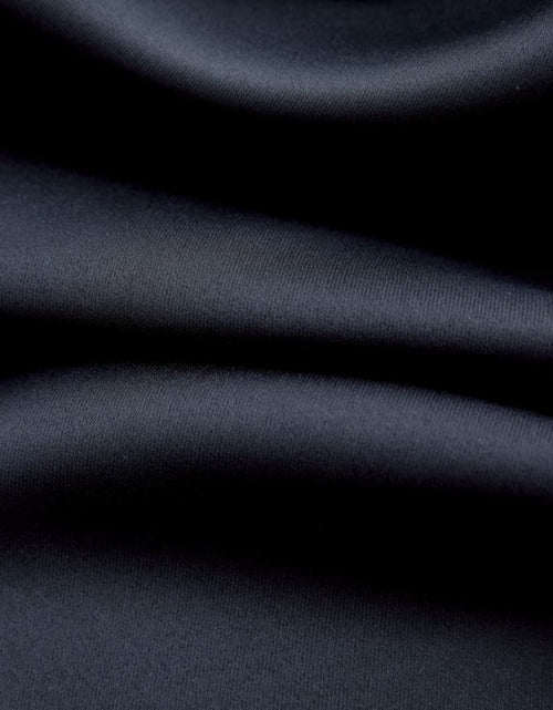 Încărcați imaginea în vizualizatorul Galerie, Draperii opace cu inele metalice, 2 buc., negru, 140 x 225 cm
