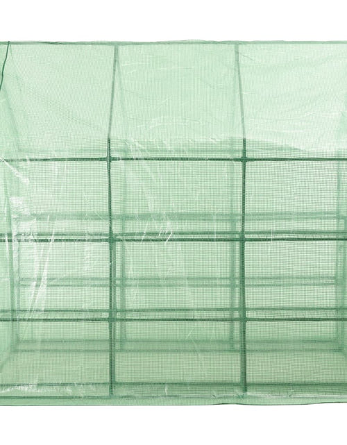 Încărcați imaginea în vizualizatorul Galerie, Seră înaltă cu 12 rafturi, 143 x 214 x 196 cm, oțel - Lando
