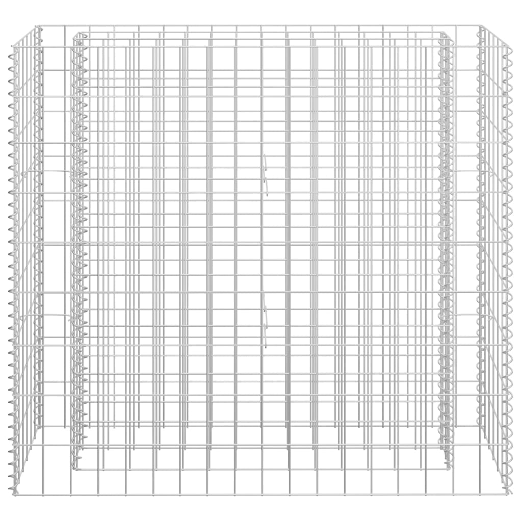 Strat înălțat gabion, 90 x 30 x 90 cm, oțel galvanizat