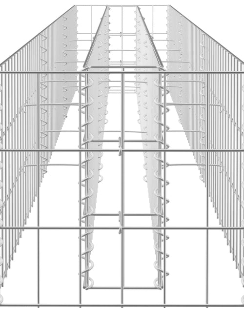 Încărcați imaginea în vizualizatorul Galerie, Strat înălțat gabion, 270 x 30 x 30 cm, oțel galvanizat
