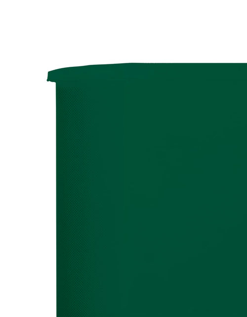 Încărcați imaginea în vizualizatorul Galerie, Paravan anti-vânt cu 9 panouri, verde, 1200 x 160 cm, textil
