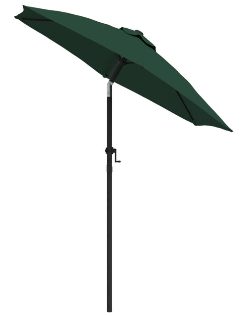 Загрузите изображение в средство просмотра галереи, Umbrelă de soare, verde, 200 x 224 cm, aluminiu
