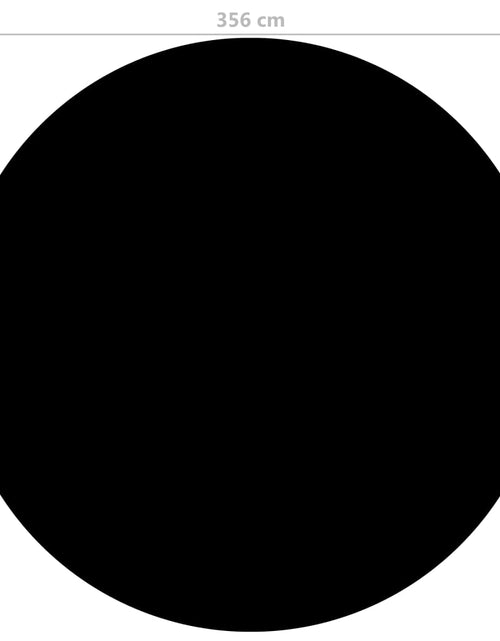 Загрузите изображение в средство просмотра галереи, Prelată piscină, negru, 356 cm, PE
