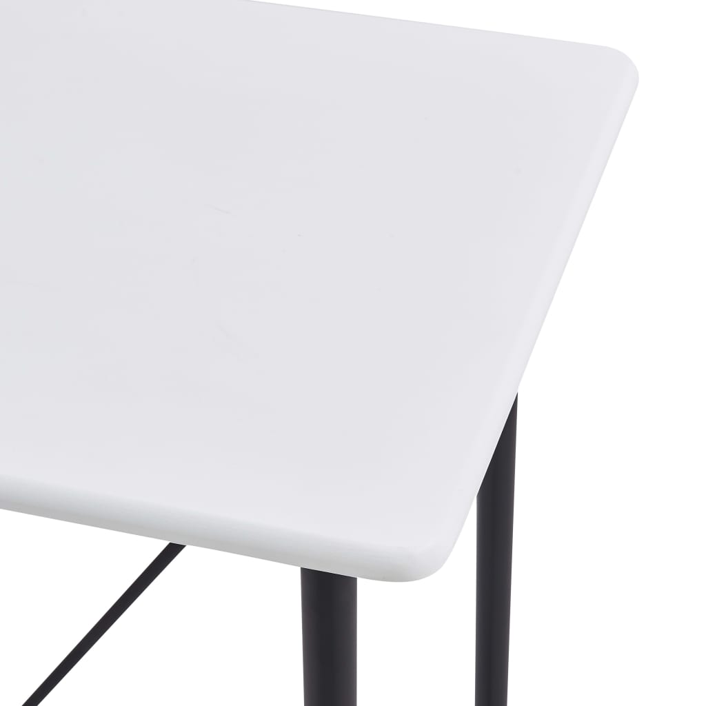 Masă de bar, alb, 120 x 60 x 110 cm, MDF