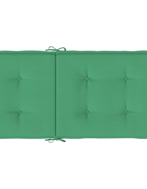 Загрузите изображение в средство просмотра галереи, Perne cu spătar mic, 2 buc. verde 100x50x3 cm textil oxford
