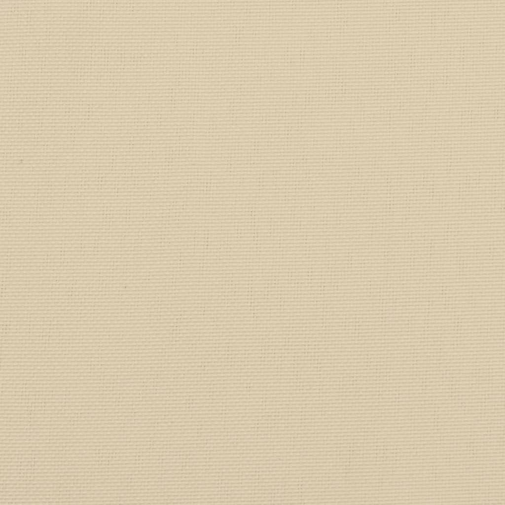 Perne cu spătar mic, 4 buc. bej 100x50x3 cm textil oxford