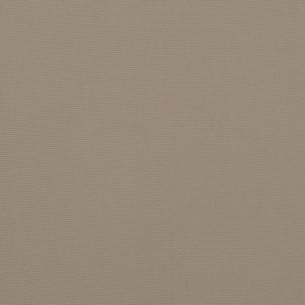 Perne scaune grădină 2 buc. gri taupe 50x50x3cm țesătură Oxford