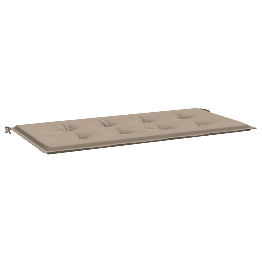 Pernă de bancă de grădină gri taupe, 120x50x3 cm, textil oxford