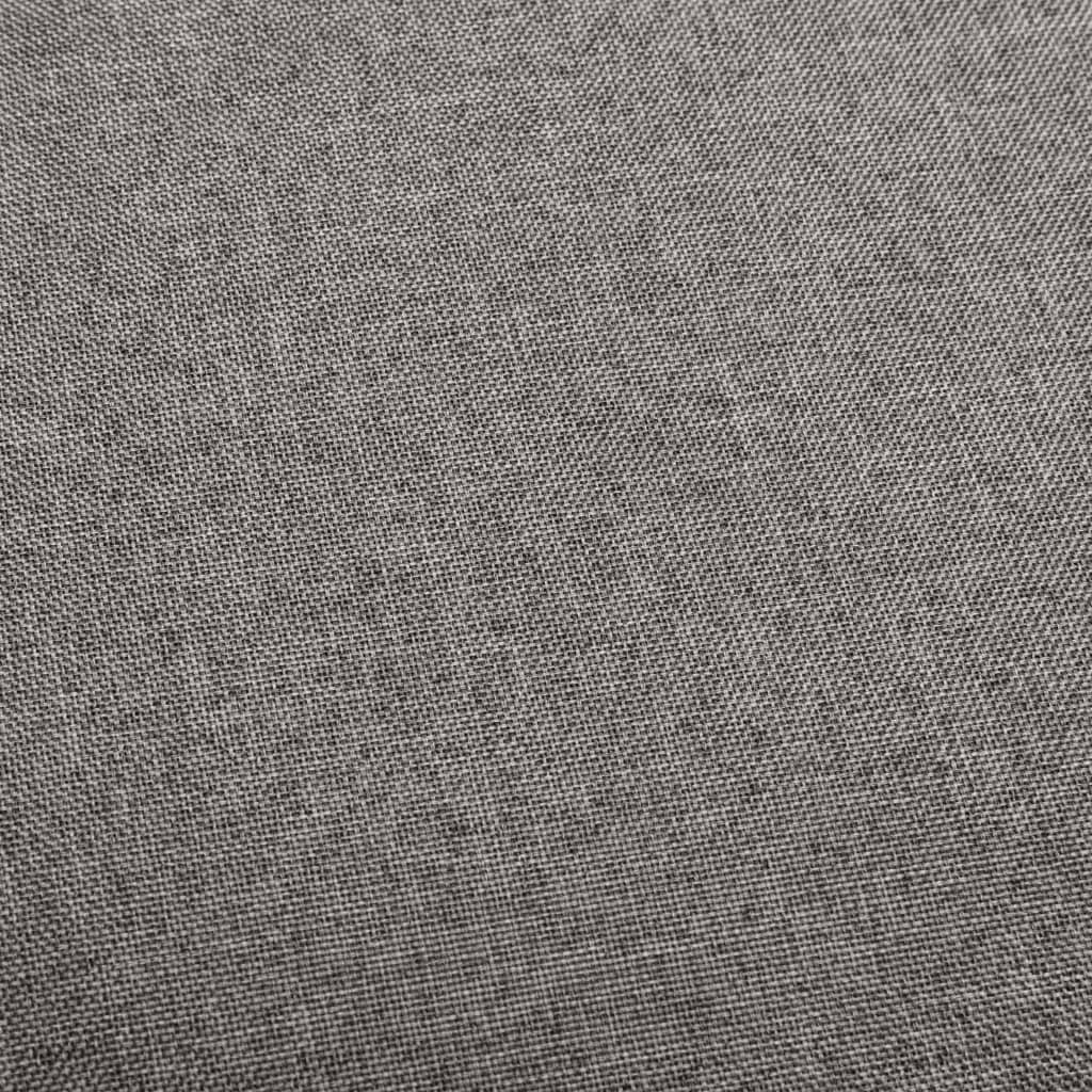 Scaune de bar, 2 buc., gri închis, material textil