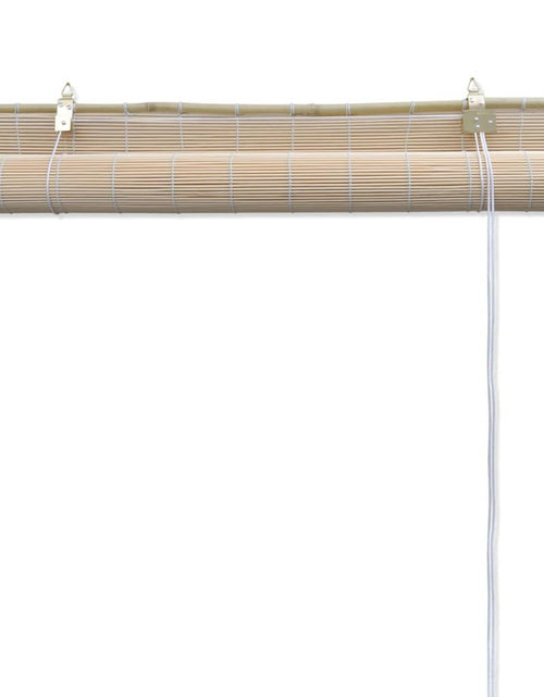 Încărcați imaginea în vizualizatorul Galerie, Jaluzele din bambus natural tip rulou, 2 buc., 120 x 160 cm
