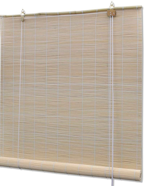 Încărcați imaginea în vizualizatorul Galerie, Jaluzele din bambus natural tip rulou, 4 buc., 120 x 160 cm
