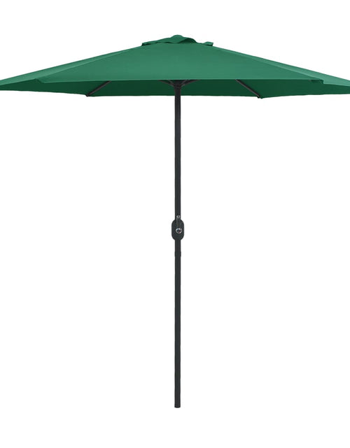 Загрузите изображение в средство просмотра галереи, Umbrelă de soare cu stâlp aluminiu, verde, 270 x 246 cm
