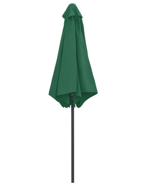 Загрузите изображение в средство просмотра галереи, Umbrelă de soare cu stâlp aluminiu, verde, 270 x 246 cm
