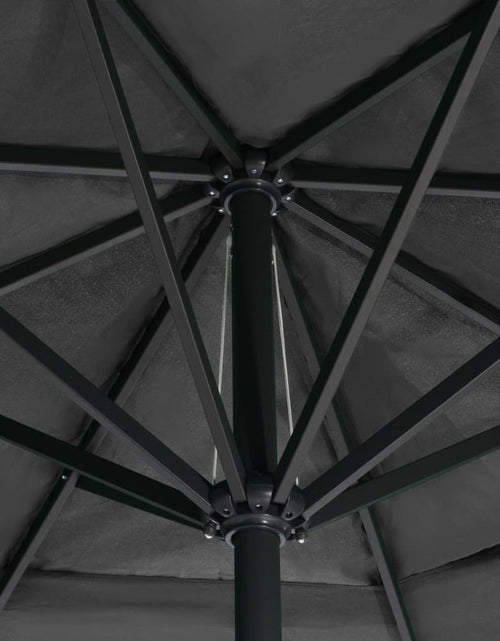 Загрузите изображение в средство просмотра галереи, Umbrelă de soare cu stâlp aluminiu, antracit, 600 cm
