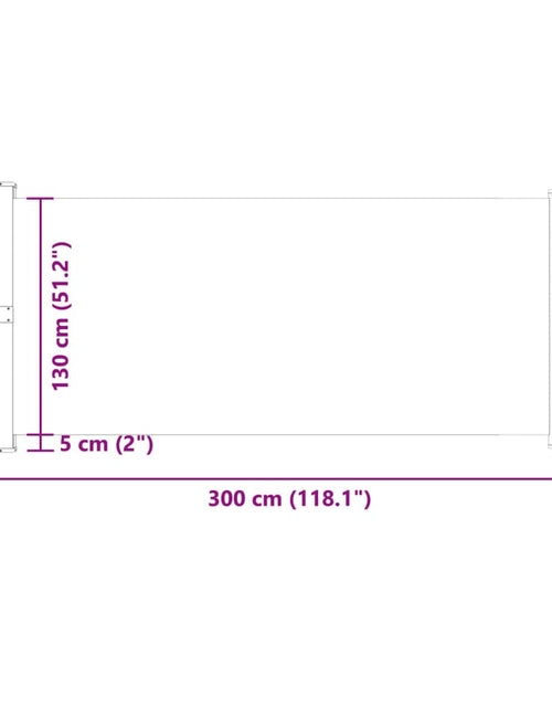 Încărcați imaginea în vizualizatorul Galerie, Copertină laterală retractabilă, albastru, 140 x 300 cm
