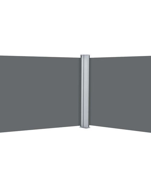 Загрузите изображение в средство просмотра галереи, Copertină laterală retractabilă, antracit, 140 x 1000 cm
