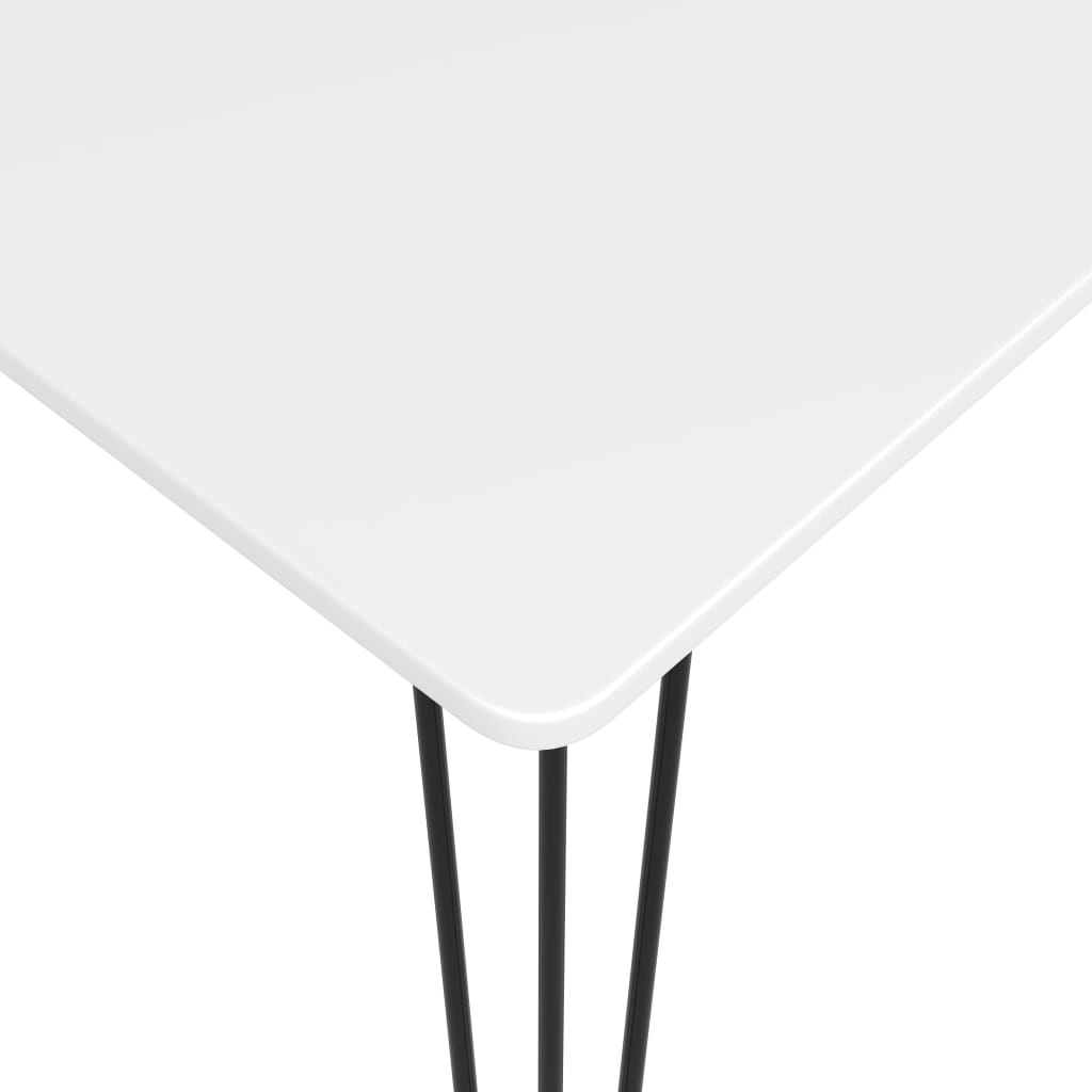 Masă de bar, alb, 120 x 60 x 105 cm