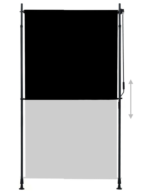 Încărcați imaginea în vizualizatorul Galerie, Jaluzea tip rulou de exterior, antracit, 120 x 270 cm
