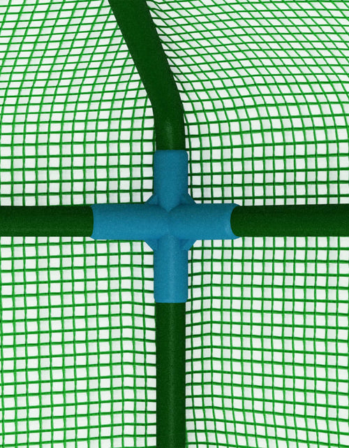 Încărcați imaginea în vizualizatorul Galerie, Seră cu cadru din oțel, 0,5 m², 1 x 0,5 x 1,9 cm - Lando
