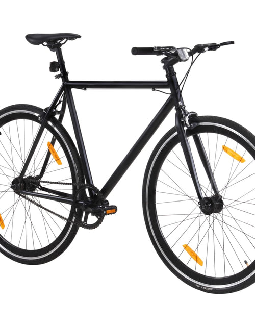 Încărcați imaginea în vizualizatorul Galerie, Bicicletă cu angrenaj fix, negru, 700c, 51 cm
