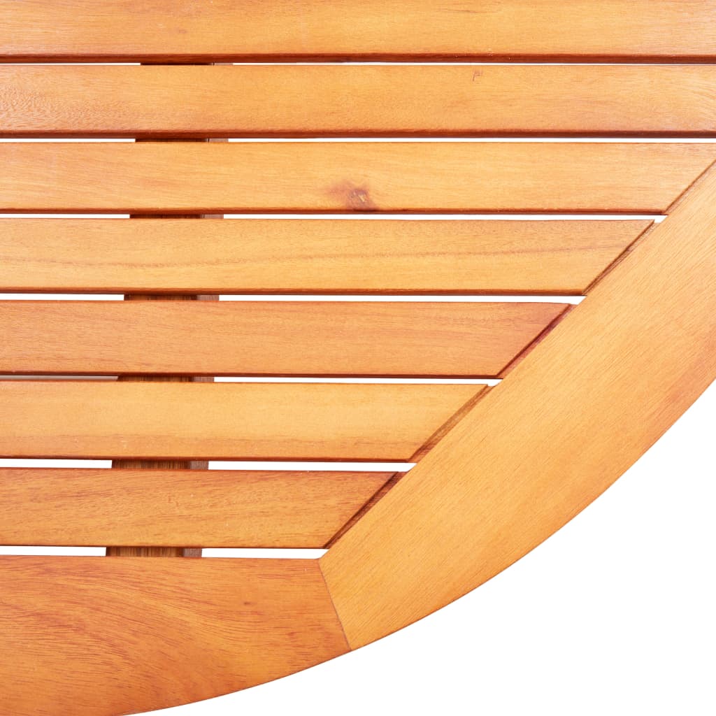 Set mobilier exterior 9 piese gri lemn masiv eucalipt/textilenă - Lando